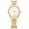 Matrix Date Watch Swiss Made, Metal Bracelet, Gold Tone, Gold-Tone Finish Matrix Date Watch Swiss Made, Metal Bracelet, Gold Tone, Gold-Tone Finish