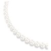 Matrix Necklace Crystal Pearl, White, Rhodium Plated Matrix Necklace Crystal Pearl, White, Rhodium Plated
