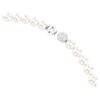 Matrix Necklace Crystal Pearl, White, Rhodium Plated Matrix Necklace Crystal Pearl, White, Rhodium Plated