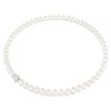 Matrix Necklace Crystal Pearl, White, Rhodium Plated Matrix Necklace Crystal Pearl, White, Rhodium Plated
