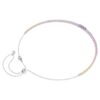 Matrix Necklace Gradient of Round Cuts, Multicolored, Rhodium Plated Matrix Necklace Gradient of Round Cuts, Multicolored, Rhodium Plated