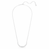 Matrix Necklace Gradient of Round Cuts, White, Rhodium Plated Matrix Necklace Gradient of Round Cuts, White, Rhodium Plated