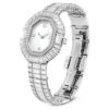 Matrix Octagon Watch Baguette Cut, Metal Bracelet, Silver Tone, Stainless Steel