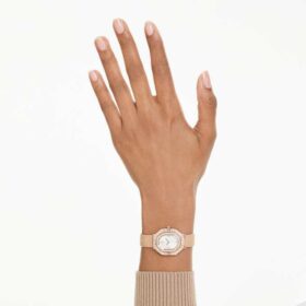 Matrix Octagon Watch Metal Bracelet, Rose Gold Tone, Rose Gold-Tone Finish