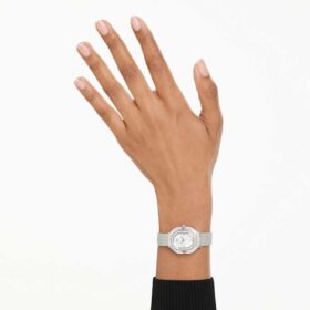 Matrix Octagon Watch Metal Bracelet, Silver Tone, Stainless Steel
