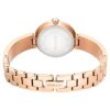 Matrix Pearl Bangle Bangle Watch Swiss Made, Crystal Bracelet, White, Rose Gold-Tone Finish