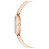 Matrix Pearl Bangle Bangle Watch Swiss Made, Crystal Bracelet, White, Rose Gold-Tone Finish
