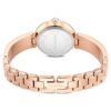 Matrix Pearl Bangle Watch Swiss Made, Crystal Bracelet, Black, Rose Gold-Tone Finish