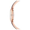 Matrix Pearl Bangle Watch Swiss Made, Crystal Bracelet, Black, Rose Gold-Tone Finish