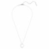 Matrix Pendant Crystal Pearl, Round Cut, White, Rhodium Plated Matrix Pendant Crystal Pearl, Round Cut, White, Rhodium Plated