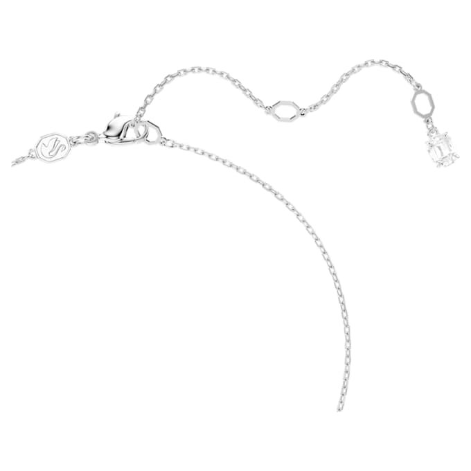 Matrix Pendant Crystal Pearl, Round Cut, White, Rhodium Plated Matrix Pendant Crystal Pearl, Round Cut, White, Rhodium Plated
