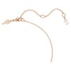 Matrix Pendant Crystal Pearl, Round Cut, White, Rose Gold-Tone Plated Matrix Pendant Crystal Pearl, Round Cut, White, Rose Gold-Tone Plated