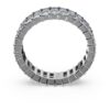 Matrix Ring Baguette Cut, Gray, Ruthenium Plated