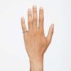 Matrix Ring Baguette Cut, Gray, Ruthenium Plated
