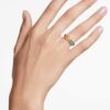 Matrix Ring Baguette Cut, Multicolored, Gold-Tone Plated