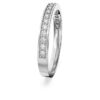 Matrix Ring White, Rhodium Plated Matrix Ring White, Rhodium Plated