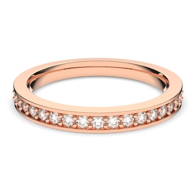 Matrix Ring White, Rose Gold-Tone Plated Matrix Ring White, Rose Gold-Tone Plated