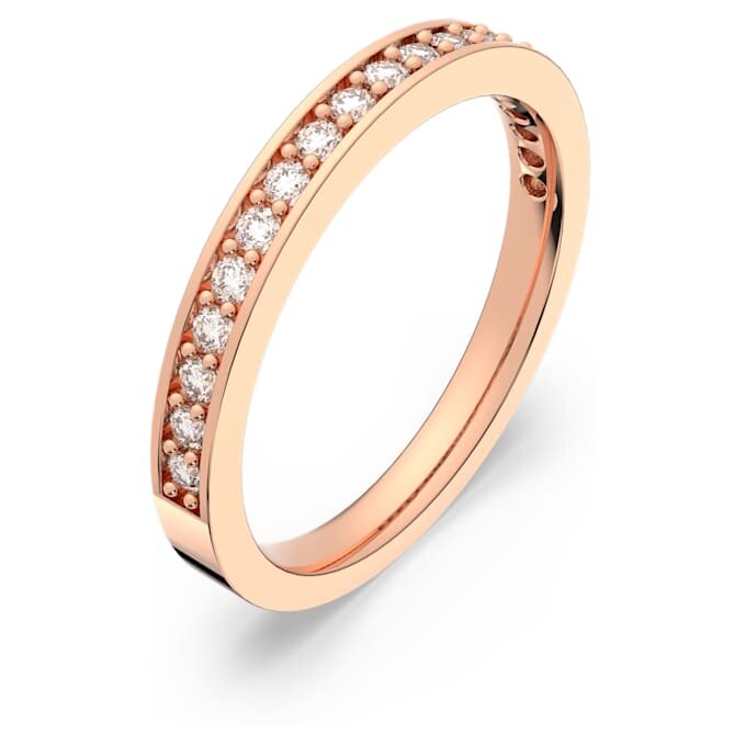 Matrix Ring White, Rose Gold-Tone Plated Matrix Ring White, Rose Gold-Tone Plated