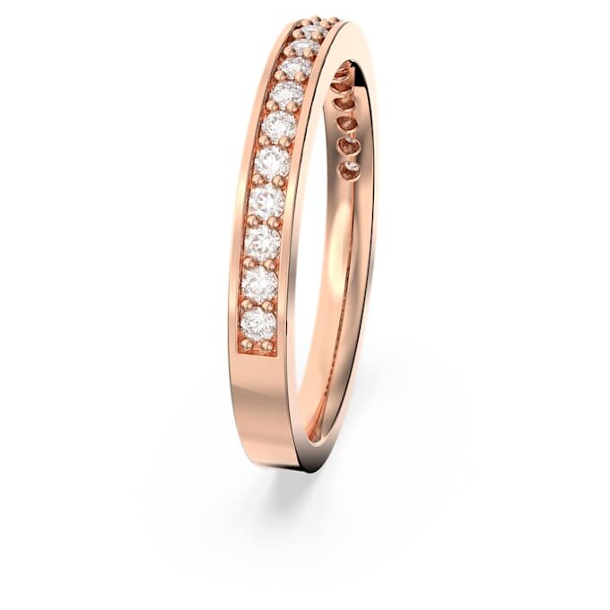Matrix Ring White, Rose Gold-Tone Plated Matrix Ring White, Rose Gold-Tone Plated