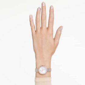 Matrix Tennis 7-Link Watch Swiss Made, Metal Bracelet, Rose Gold Tone, Mixed Metal Finish