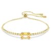 Matrix Tennis Bracelet Mixed Cuts, Caramel, Gold-Tone Plated Matrix Tennis Bracelet Mixed Cuts, Caramel, Gold-Tone Plated