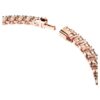 Matrix Tennis Bracelet Round Cut, White, Rose Gold-Tone Plated Matrix Tennis Bracelet Round Cut, White, Rose Gold-Tone Plated