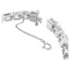 Matrix Tennis Bracelet White, Rhodium Plated Matrix Tennis Bracelet White, Rhodium Plated