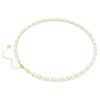 Matrix Tennis Necklace Crystal Pearl, Round Cut, White, Gold-Tone Plated Matrix Tennis Necklace Crystal Pearl, Round Cut, White, Gold-Tone Plated