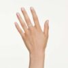 Matrix Vittore Band Ring Round Cut, White, Gold-Tone Plated Matrix Vittore Band Ring Round Cut, White, Gold-Tone Plated