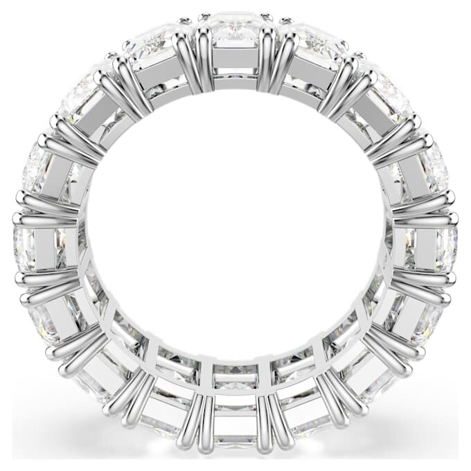 Matrix Vittore Ring Baguette Cut, White, Rhodium Plated Matrix Vittore Ring Baguette Cut, White, Rhodium Plated
