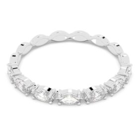 Matrix Vittore Ring Marquise Cut, White, Rhodium Plated
