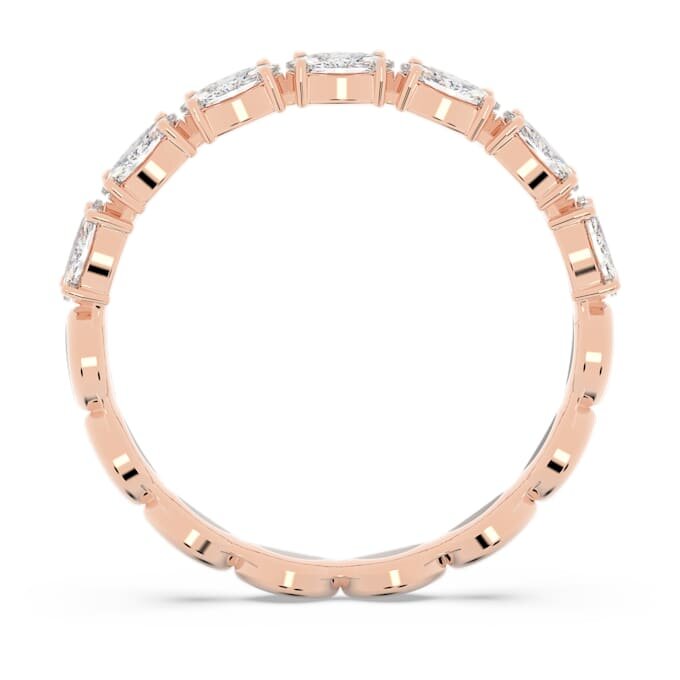 Matrix Vittore Ring Marquise Cut, White, Rose Gold-Tone Plated Matrix Vittore Ring Marquise Cut, White, Rose Gold-Tone Plated