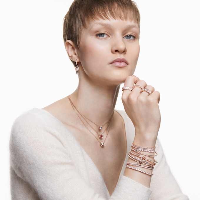 Matrix Vittore Ring Marquise Cut, White, Rose Gold-Tone Plated Matrix Vittore Ring Marquise Cut, White, Rose Gold-Tone Plated