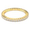 Matrix Vittore Ring Round Cut, White, Gold-Tone Finish Matrix Vittore Ring Round Cut, White, Gold-Tone Finish