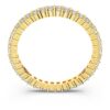 Matrix Vittore Ring Round Cut, White, Gold-Tone Finish Matrix Vittore Ring Round Cut, White, Gold-Tone Finish