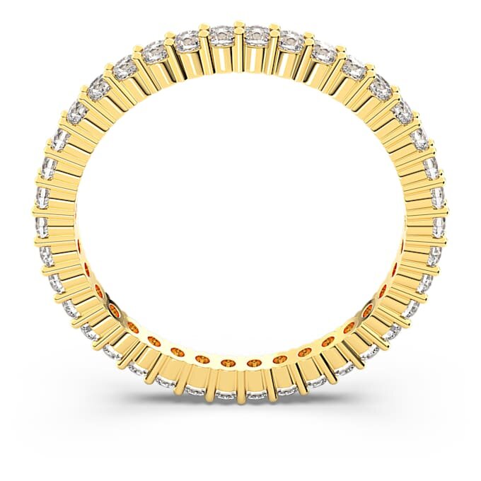 Matrix Vittore Ring Round Cut, White, Gold-Tone Finish Matrix Vittore Ring Round Cut, White, Gold-Tone Finish