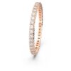 Matrix Vittore Ring Round Cut, White, Rose Gold-Tone Plated Matrix Vittore Ring Round Cut, White, Rose Gold-Tone Plated