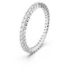 Matrix Vittore Ring Round Cut, White, Silver-Tone Finish Matrix Vittore Ring Round Cut, White, Silver-Tone Finish