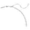 Matrix Y Necklace Mixed Cuts, White, Rhodium Plated Matrix Y Necklace Mixed Cuts, White, Rhodium Plated