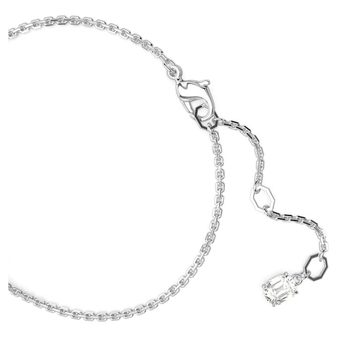 Mesmera Bracelet Mixed Cuts, Blue, Rhodium Plated Mesmera Bracelet Mixed Cuts, Blue, Rhodium Plated