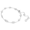 Mesmera Bracelet Mixed Cuts, Scattered Design, White, Rhodium Plated Mesmera Bracelet Mixed Cuts, Scattered Design, White, Rhodium Plated