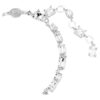 Mesmera Bracelet Mixed Cuts, White, Rhodium Plated Mesmera Bracelet Mixed Cuts, White, Rhodium Plated