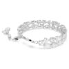 Mesmera Bracelet Mixed Cuts, White, Rhodium Plated Mesmera Bracelet Mixed Cuts, White, Rhodium Plated