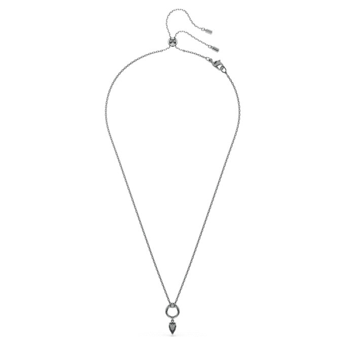 Mesmera Pendant Mixed Cuts, Gray, Ruthenium Plated Mesmera Pendant Mixed Cuts, Gray, Ruthenium Plated
