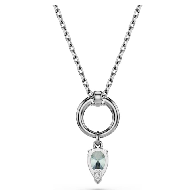 Mesmera Pendant Mixed Cuts, Gray, Ruthenium Plated Mesmera Pendant Mixed Cuts, Gray, Ruthenium Plated