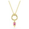 Mesmera Pendant Mixed Cuts, Red, Gold-Tone Plated Mesmera Pendant Mixed Cuts, Red, Gold-Tone Plated