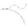 Mesmera Set Mixed Cuts, White, Rhodium Plated