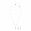 Mesmera Set Pear Cut, Round Cut, White, Rhodium Plated Mesmera Set Pear Cut, Round Cut, White, Rhodium Plated