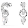 Mesmera Set Pear Cut, Round Cut, White, Rhodium Plated Mesmera Set Pear Cut, Round Cut, White, Rhodium Plated