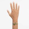 Millenia Bangle Octagon Cut, Green, Gold-Tone Plated Millenia Bangle Octagon Cut, Green, Gold-Tone Plated